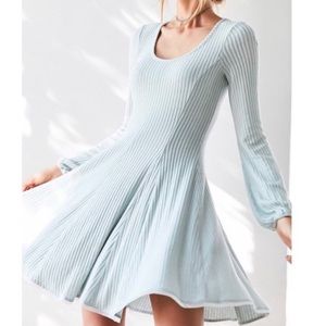 NWOT Urban Outfitters Ribbed Long sleeve dress